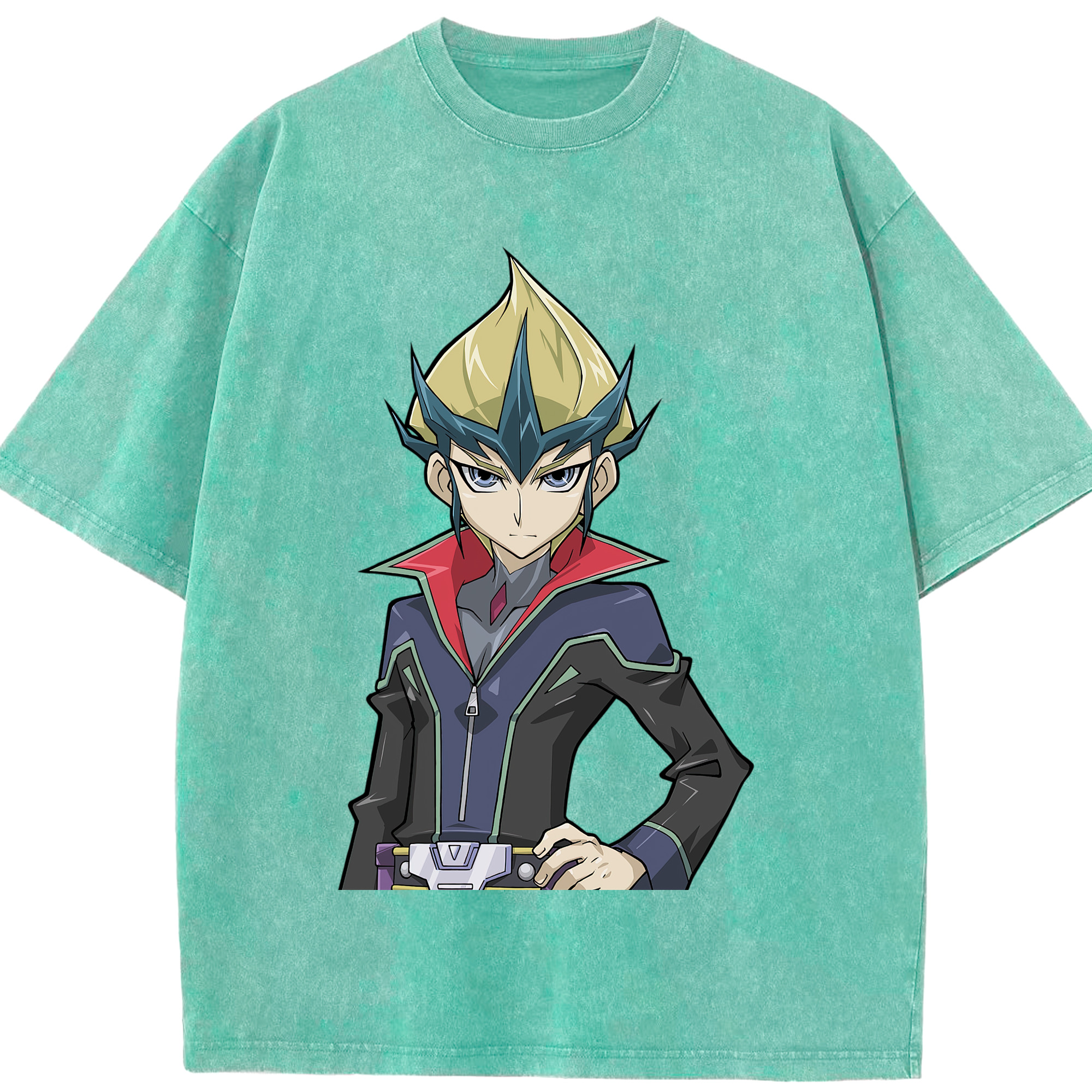 （画像用） 遊☆戯☆王 Yu-Gi-Oh! 綿100% ヴィンテージ風 半袖Tシャツ（フロントプリント）